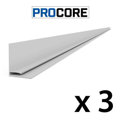 Proslat PROCORE PVC Top Trim Pack (3-Pack) - Gray