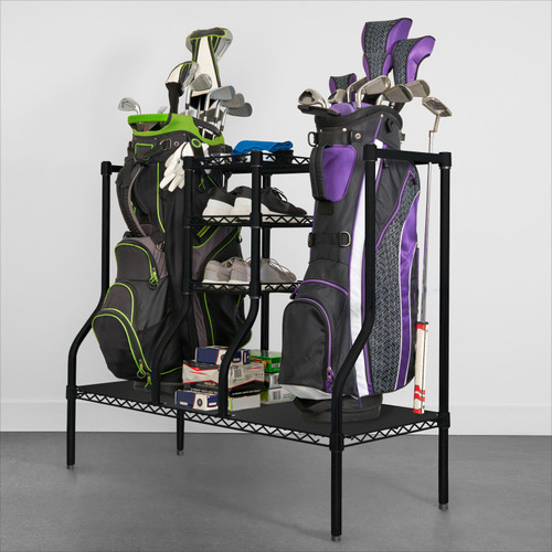 SafeRacks Golf Equipment Organizer - Black