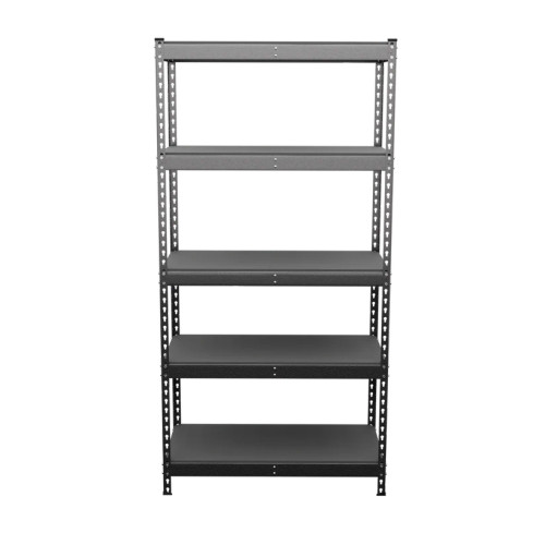 SafeRacks 18" x 36" x 72" Modular Garage Shelving - Hammertone