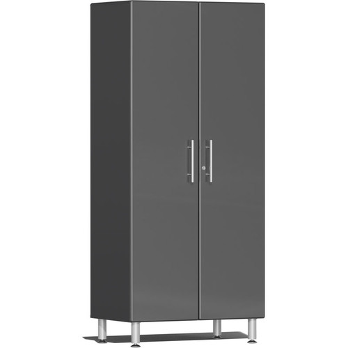 Ulti-MATE Garage 2.0 Series Grey Metallic 2-Door Tall Cabinet