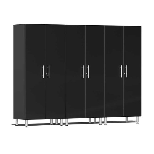 Ulti-MATE Garage 2.0 Series Black Metallic 3-Pc Tall Cabinet Kit