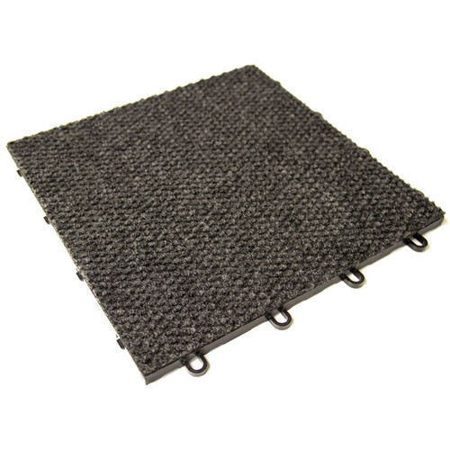RaceDeck Snap-Carpet 12" x 12" - Charcoal