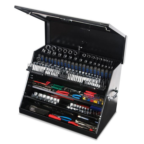 Montezuma 30" x 19" Portable Steel Toolbox - Black