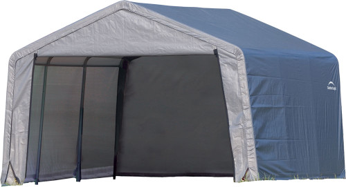 Abri portable hydrofuge ShelterLogic Garage-in-A-Box avec protection  anti-UV, camions et VUS, 13 x 20 x 12 pi