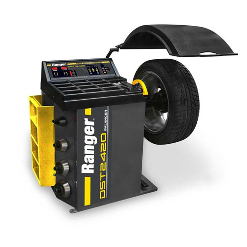 Ranger DST-2420 Wheel Balancer / 36 mm Shaft / 30" Maximum Wheel Diameter Capacity - Yellow/Gray