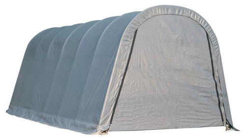 ShelterLogic ShelterCoat 13 x 20 x 10 ft. Wind/Snow Rated Garage Round Gray