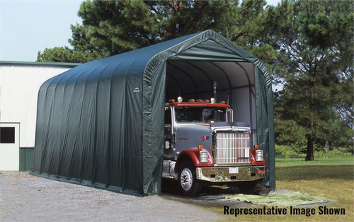 ShelterLogic ShelterCoat 16 x 36 x 16 ft. Garage Peak Green Cover