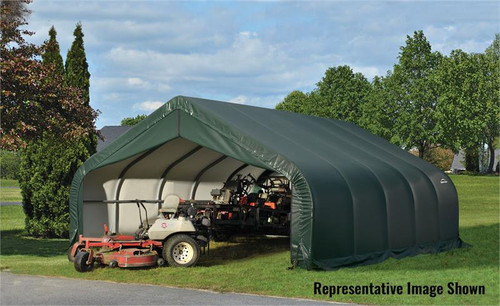 ShelterLogic ShelterCoat 18 x 20 x 11 ft. Garage Peak Green Cover