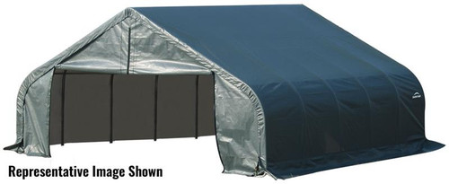 ShelterLogic ShelterCoat 22 x 24 x 11 ft. Garage Peak Green Cover
