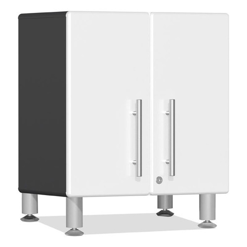 Ulti-MATE Garage 2.0 Series White Metallic 2-Door All-Purpose Base Cabinet