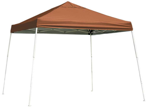 ShelterLogic Pop-Up Canopy HD - Slant Leg 12 x 12 ft. Terracotta