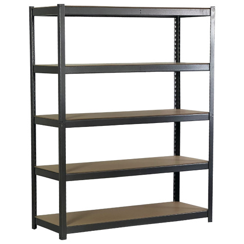 SafeRacks 18 x 60 x 72 Modular Garage Shelving Rack - Hammertone