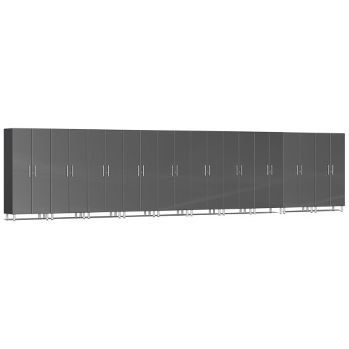 Ulti-MATE Garage 2.0 Series Grey Metallic 10-Piece Tall Cabinet Set