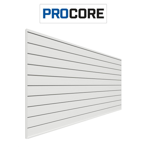 Proslat 8 ft. x 4 ft. PROCORE PVC Slatwall