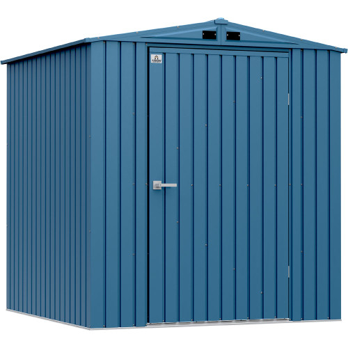 Arrow Elite Steel Storage Shed 6x6 Blue Grey