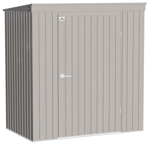 Arrow Elite Steel Storage Shed 6x4 Cool Grey