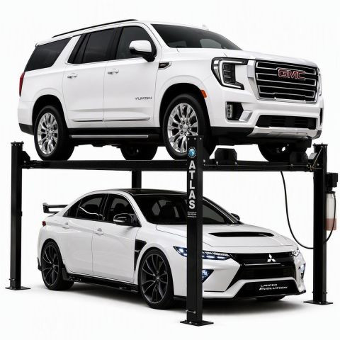 Atlas Garage PRO8000 Portable Hobbyist 8,000 lb. Capacity 4-Post Lift