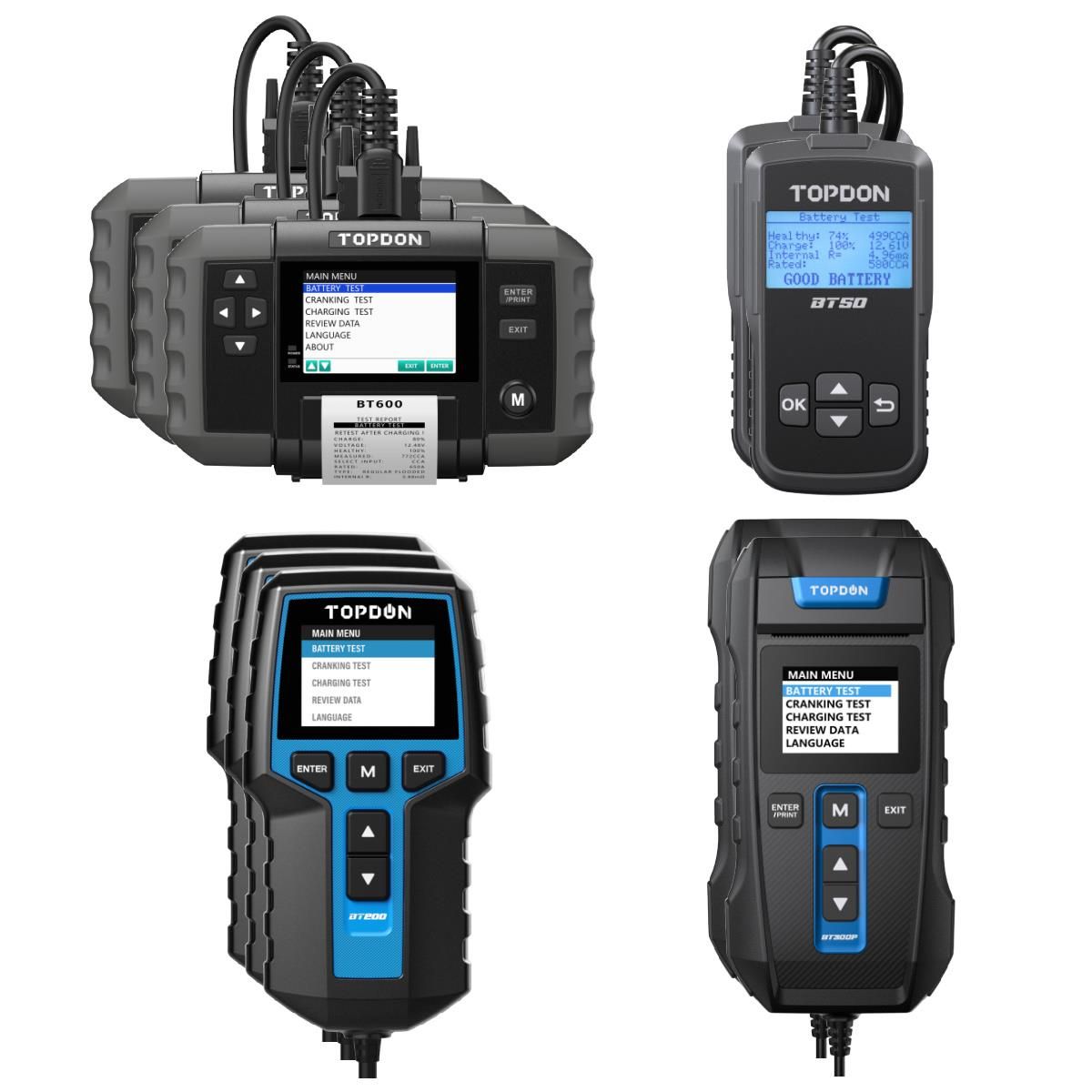 Tank888DON'T TEST DA MASTER トマッテタマッカ Topdon Battery Tester Bundle - 10 Testers