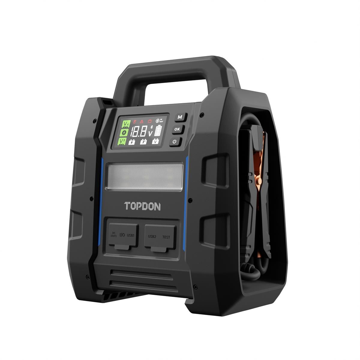 Topdon V4500 PLUS - 2-in-1 4500 Peak Amp Jump Starter & Battery