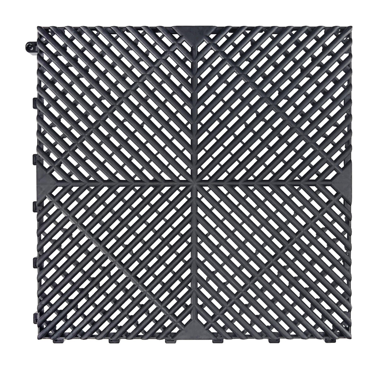 SafeRacks Garage Floor Tiles (16-Pack) - Black
