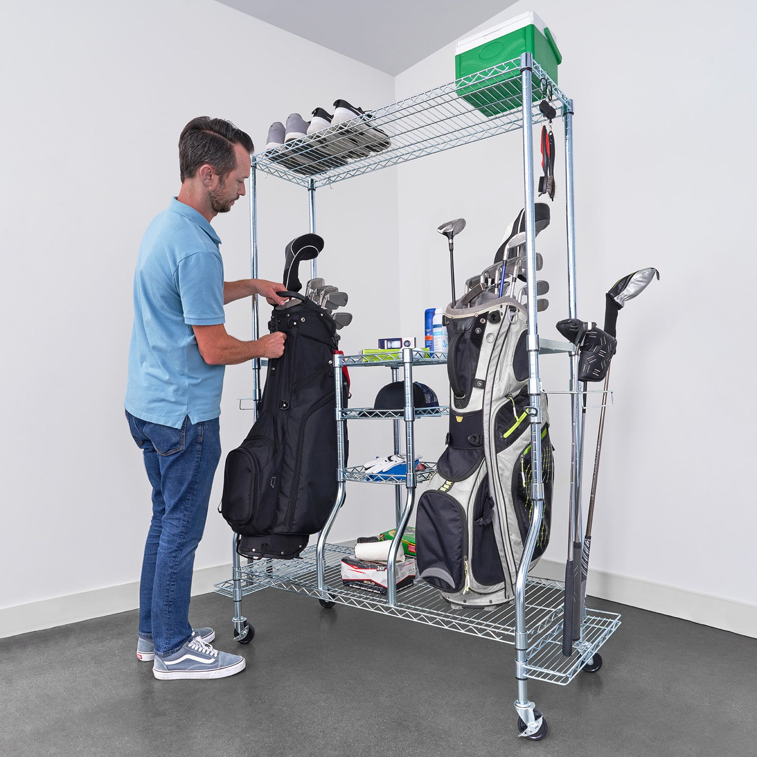 SafeRacks Golf Equipment Organizer - Thumbnail 4