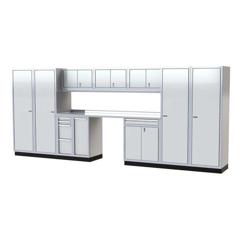 Moduline PRO II Series Garage Cabinet Combination 16 Foot Wide