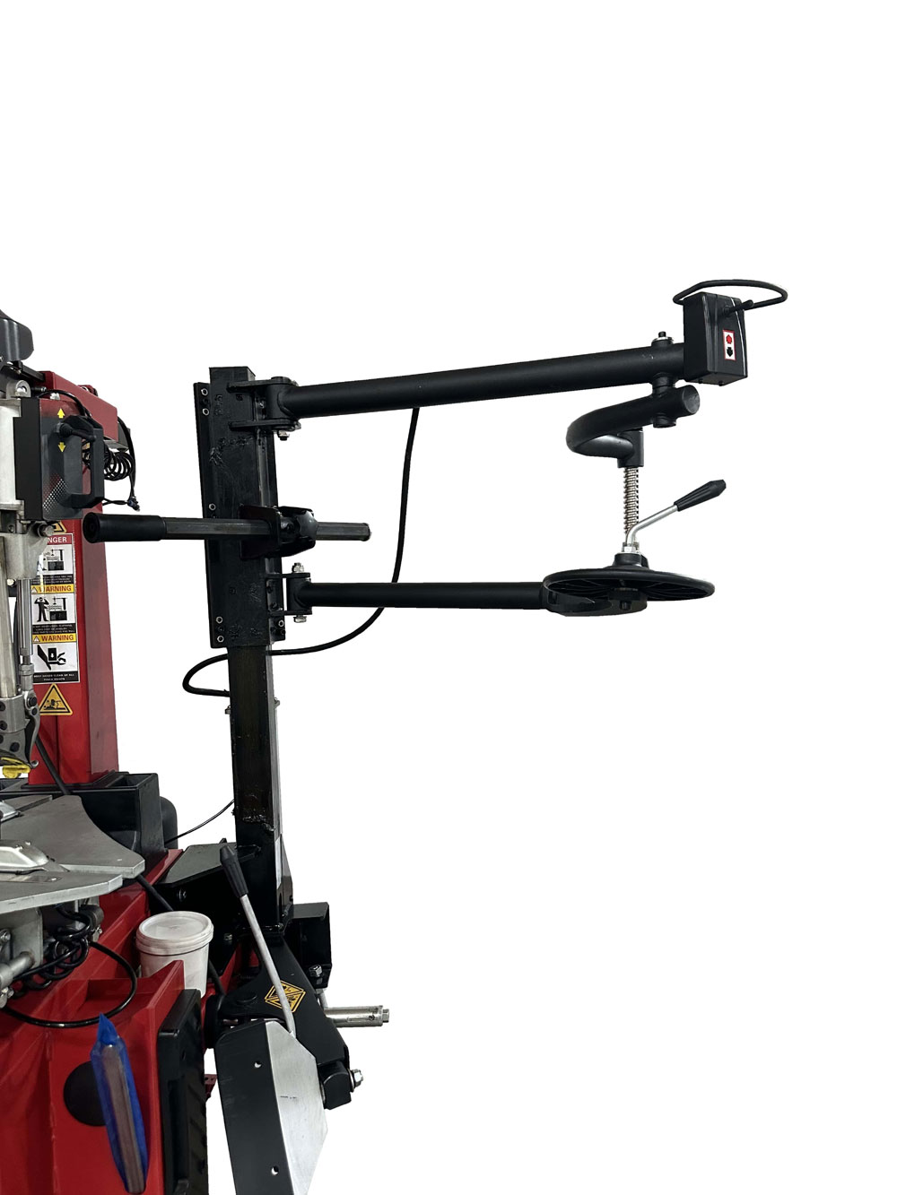 Tuxedo TC-1300 Tire Changer - Tiltback Press Arm w/ Leverless
