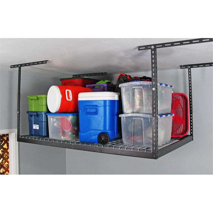 Overhead Protection Flat Rack SafeRacks 4' x 6' Overhead Storage Rack 24