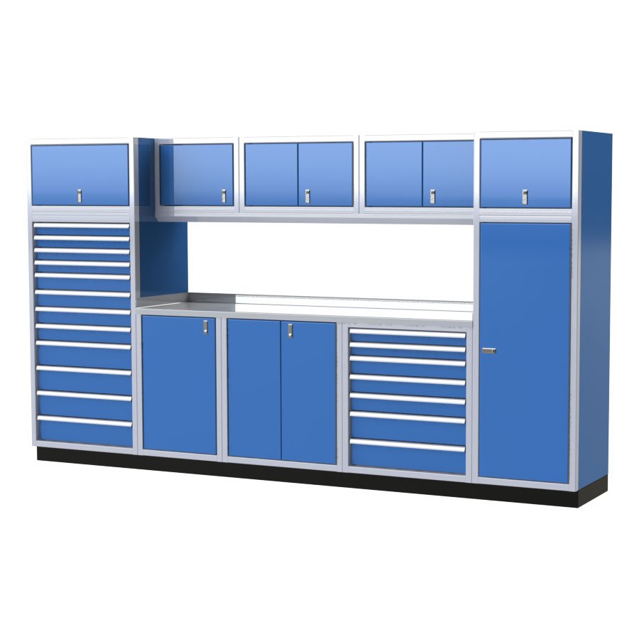 Moduline PRO II Series Garage Cabinet Combination 12 Foot Wide