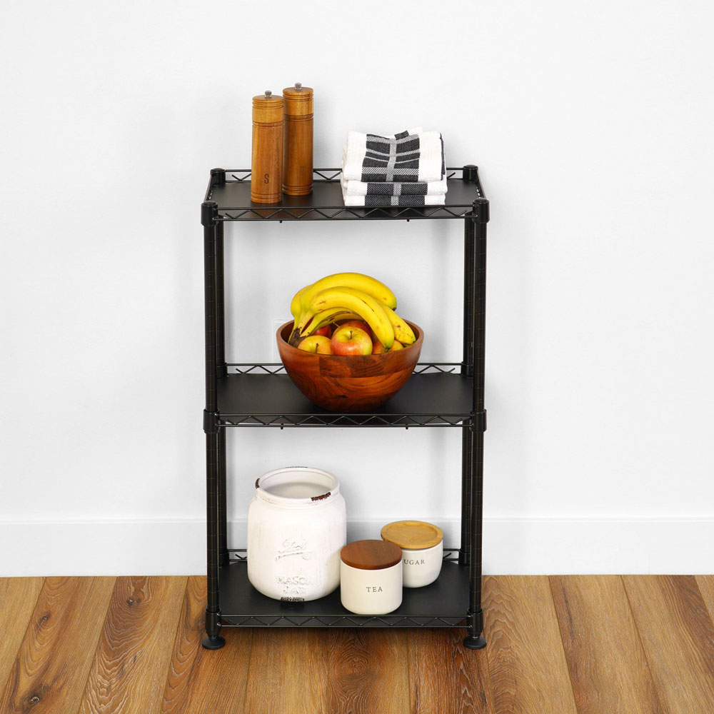 SafeRacks NSF 3-Tier Wire Shelving Rack