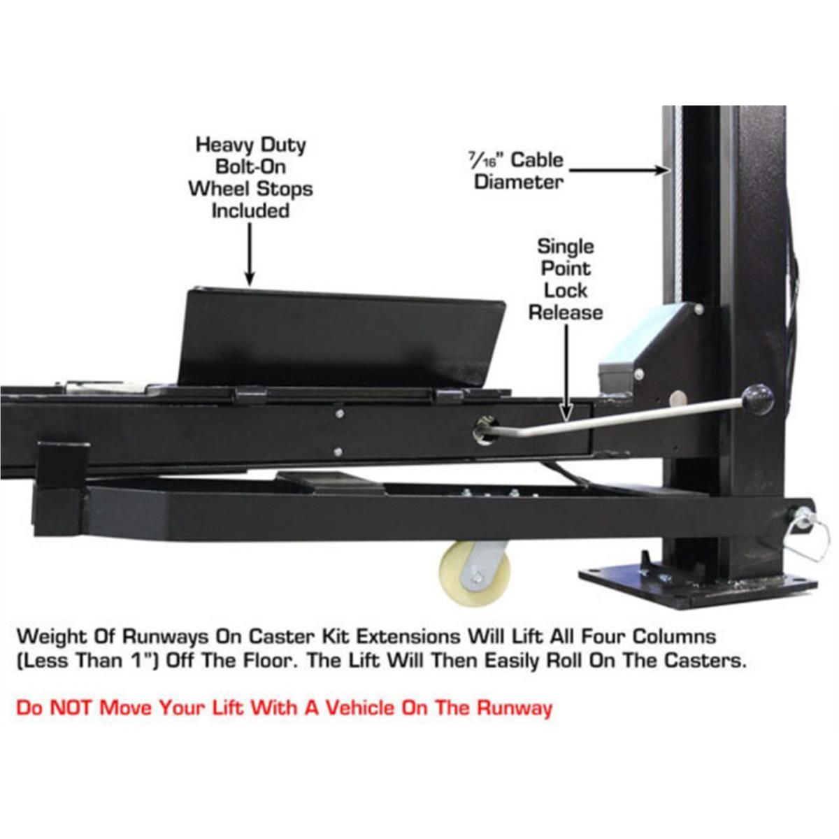 Atlas Apex 9 ALI Certified 9,000 lb. Capacity 4-Post Lift