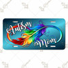 Autism Mom Infinity Symbol License Plate