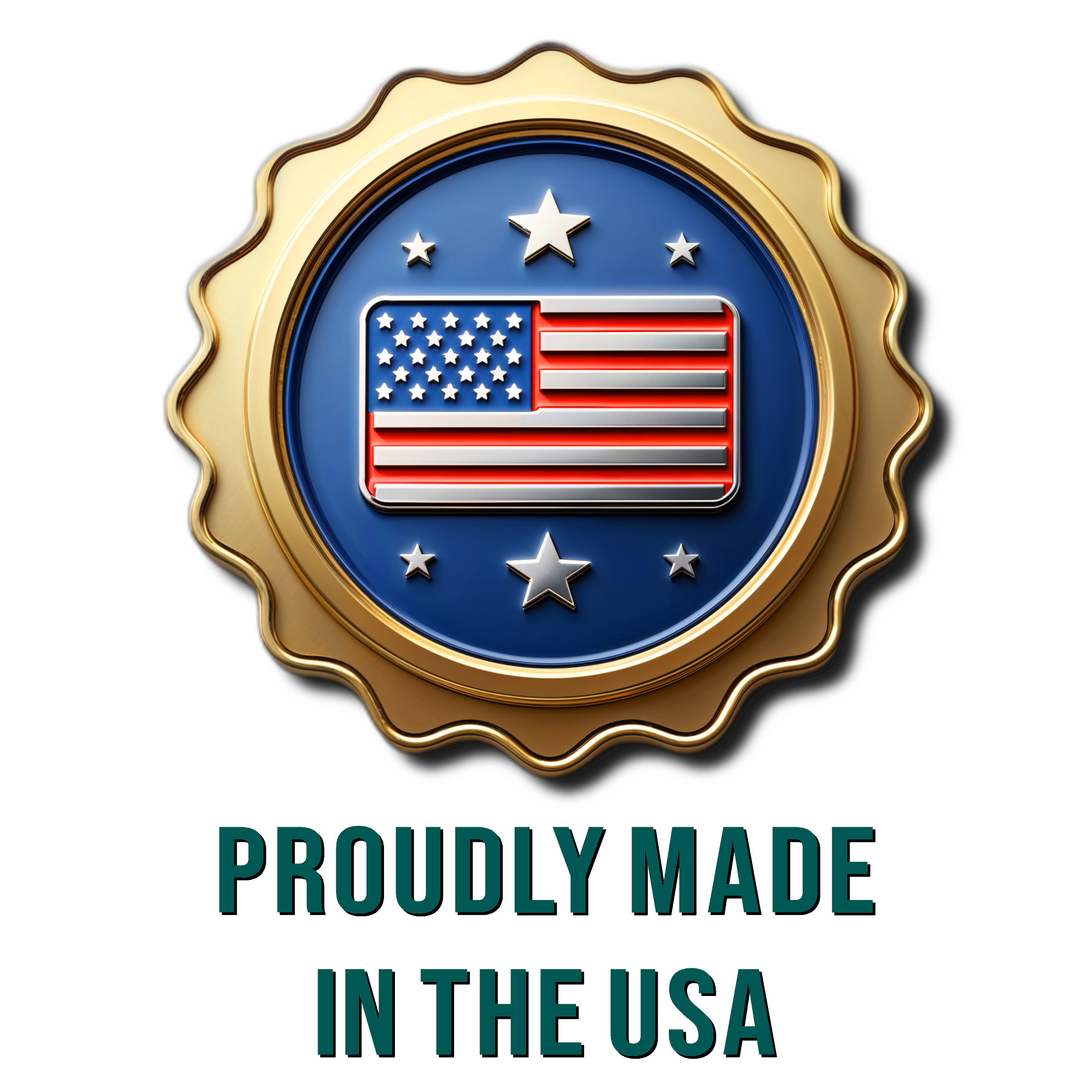 Proudly Made in the USA Badge