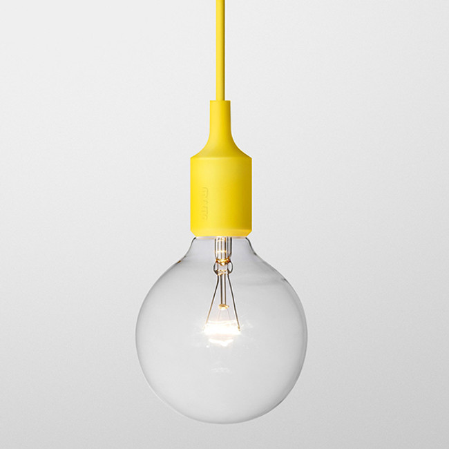 Muuto E27 pendant lamp in yellow
