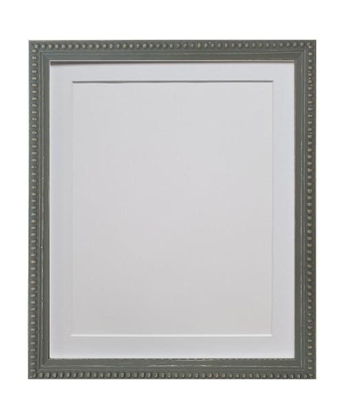 FRAMES BY POST Crown Black  Photo Frame with a choice of  Black, White, Ivory, Dark Grey, Light Grey, Pink, Blue, Red, Dark Green, Gold, Silver  Mounts