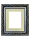 FRAMES BY POST Large Dahlia Silver Photo Frame with a Choice of       Black, White, Ivory, Dark Grey, Light Grey, Pink, Blue, Red, Dark Green, Gold, Silver Mounts