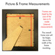 FRAMES BY POST Scandi Antique Gold Picture Photo Frame