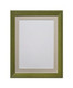 FRAMES BY POST Crown  Olive Green Photo Frame with a choice of  Black, White, Ivory, Dark Grey, Light Grey, Pink, Blue, Red, Dark Green, Gold, Silver  Mounts