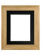 FRAMES BY POST Scandi Oak Picture Photo Frame With White, Ivory, Black, Blue, Pink, Dark Grey, Light Grey, Dark Green, Red, Silver or Gold Mounts