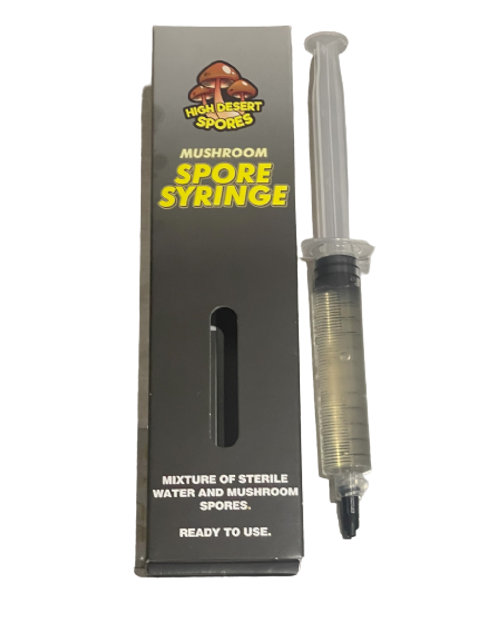 Wild Texas 10cc Isolated Psilocybe Cubensis Spore Syringe