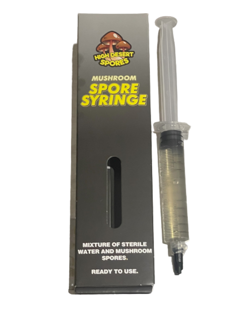 Wild Texas 10cc Isolated Psilocybe Cubensis Spore Syringe