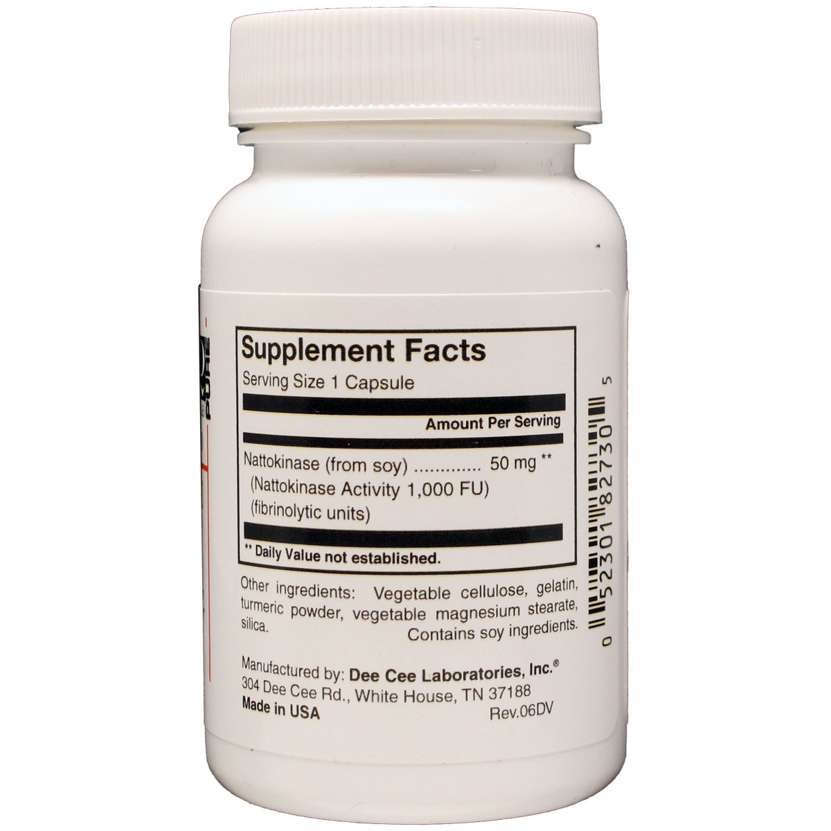 Nattokinase 50 Mg Capsules - Dee Cee Labs