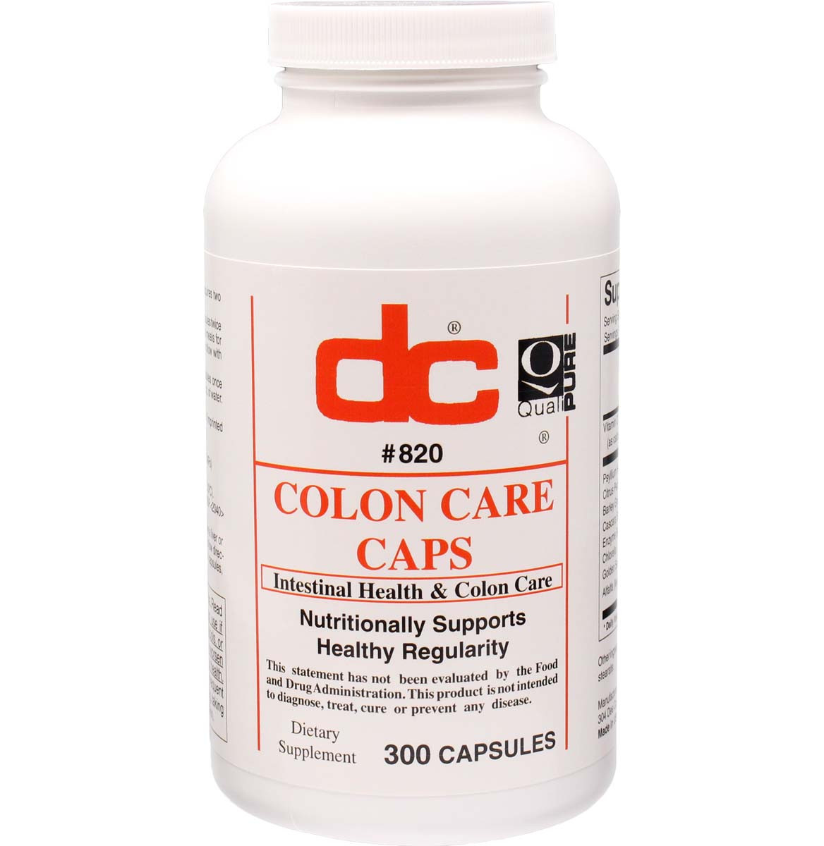 Colon Care Capsules Intestinal Health And Colon Care - Dee Cee Labs