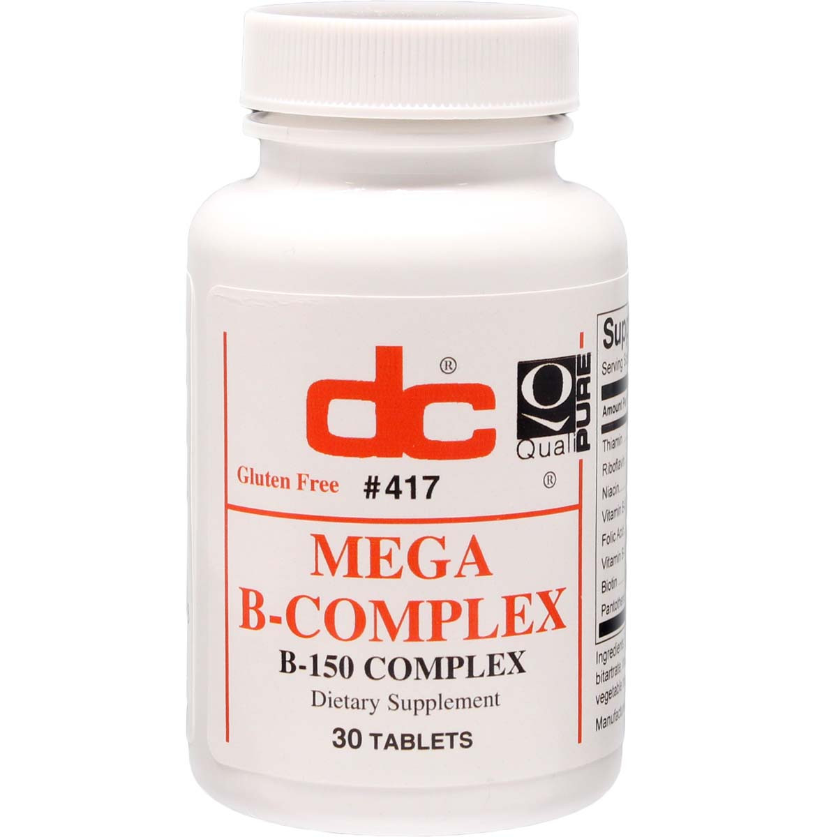 B-complex B-150 Mega Potency - Dee Cee Labs