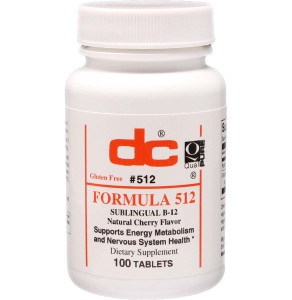 F512-100 - B-12 1,000 Mcg W/folic Sublingual Formula 512 F512-100 - B-12 1,000 Mcg W/folic Sublingual Formula 512