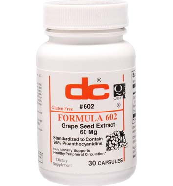Grape Seed Extract 60 Mg 95% Proanthocyanidins With Bioflavonoids