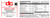 VG-90-Vision Gard Bilberry Special Formula facts label VG-90-Vision Gard Bilberry Special Formula facts label