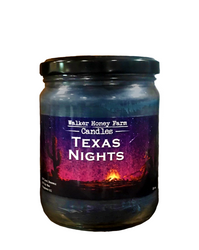 Texas Nights -Beeswax & Soy Woodwick Candle
