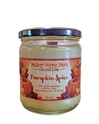 Pumpkin Spice -Beeswax & Soy Woodwick Candle
