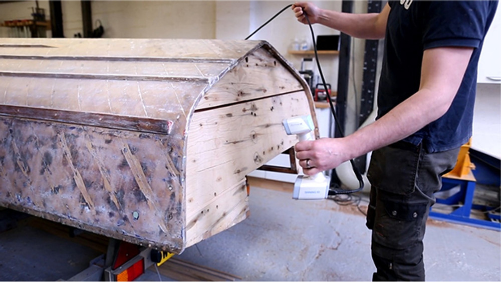 EinScan H Used for Restoration and Replication EinScan H Used for Restoration and Replication